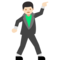 Man Dancing - Light emoji on Google